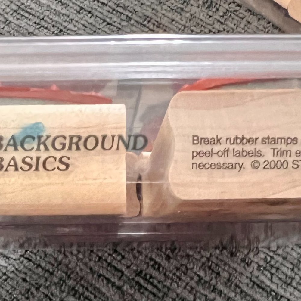 Stampin' Up! Basic Backgrounds Mounted Stamp Set - Picture 3 of 3